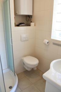 Koupelna v ubytování Apartment Viska