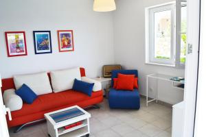 Posezení v ubytování Apartment Viska
