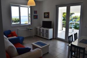 TV a/nebo společenská místnost v ubytování Apartment Viska