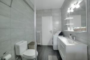 A bathroom at Athens Glyfada Riviera Apartment
