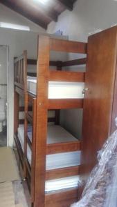a room with bunk beds in a room at Casa Castrelo in Retorta