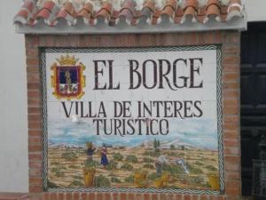 Certifikát, ocenenie alebo iný dokument vystavený v ubytovaní "El Porton" (El Borge ,Malaga).