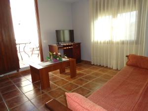 Posezení v ubytování Hostal Casa Laure y Mª Jose