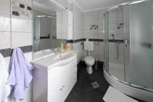 Koupelna v ubytování Rooms Ivan