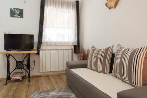 TV at/o entertainment center sa Studio Apartments Plitvice Lacus