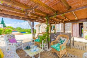 Balkon lub taras w obiekcie Es Moyà Des Pins
