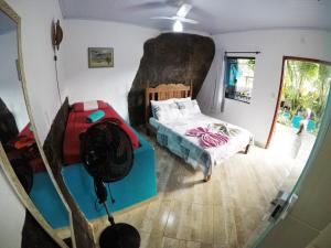 Posezení v ubytování Suítes Cantinho da Pedra
