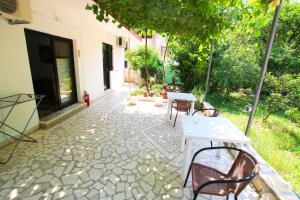 Zahrada ubytování Guest House Bajceta