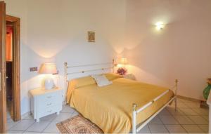Tempat tidur dalam kamar di Casa Lugnano