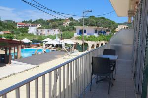 The swimming pool at or close to Maro Apartments Arillas Corfu