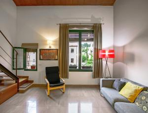 Posezení v ubytování Galligants Apartment