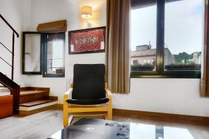 Posezení v ubytování Galligants Apartment