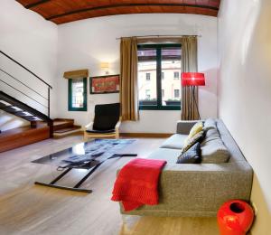 Posezení v ubytování Galligants Apartment