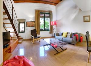 Posezení v ubytování Galligants Apartment