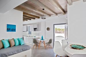 Posezení v ubytování Villa Del Sol Santorini