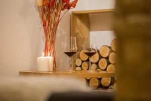 Napoje w obiekcie Stubaier Gletscher XL Apartments Residenz Haus Alpenkönig Ferienwohnungen im alpinen Charme Stubai super Card Inklusive
