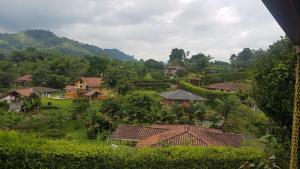 Loodusmaastik of the country house lähedal
