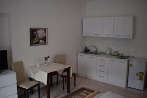 Kuchyň nebo kuchyňský kout v ubytování Apartmány Lípa