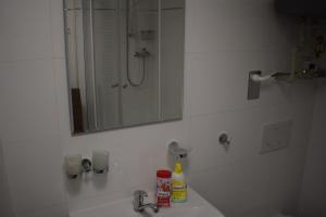 Koupelna v ubytování Apartmány Lípa