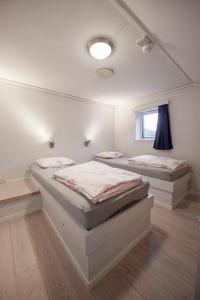 Filefjell的住宿－Maristova apartment 110，带窗户的客房内设有两张单人床。