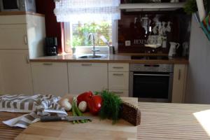 Küche/Küchenzeile in der Unterkunft Ferienhaus 8erwassereck