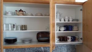 Kuchyň nebo kuchyňský kout v ubytování Apartment Kaprun