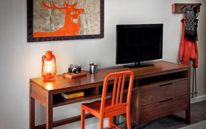 TV o dispositivi per l'intrattenimento presso Basecamp Tahoe South