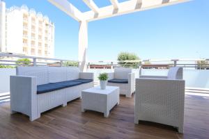 Balkón nebo terasa v ubytování Hotel Olympia