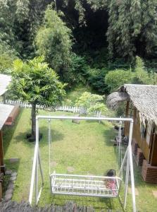 O grădină în afara Villa Triniti Blok i-35