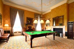 A pool table at Stapleford Park Luxury Hotel 