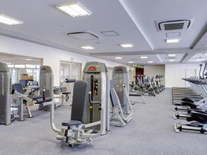 The fitness centre and/or fitness facilities at Quad Inn Yokote