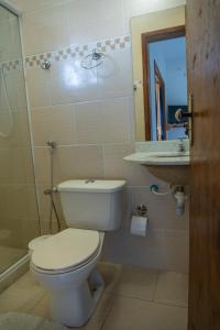 Kylpyhuone majoituspaikassa Pousada Piquara
