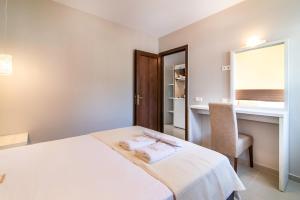 Postel nebo postele na pokoji v ubytování Luxury apartments Marianna
