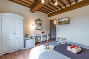 Posteľ alebo postele v izbe v ubytovaní B&B Pietra a Padule + 37 fotografií