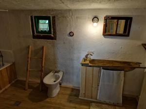 Koupelna v ubytování Casa Glod