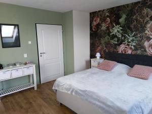 Postel nebo postele na pokoji v ubytování Apartmány Sharka -Šárka Justrová