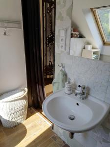 Koupelna v ubytování Apartmány Sharka -Šárka Justrová + 37 fotografií