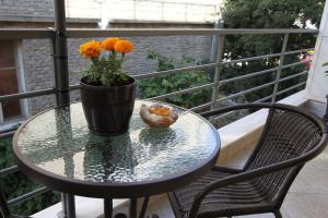 A balcony or terrace at Arianna Studios 7