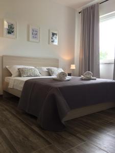 Postel nebo postele na pokoji v ubytování BDM apartment