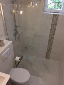 Koupelna v ubytování BDM apartment