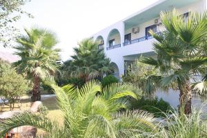 A garden outside Nitsa's Apartments