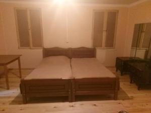 Un pat sau paturi într-o cameră la Guest House Borjomi
