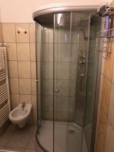 Koupelna v ubytování Apartma Mahnič + 10 fotografií