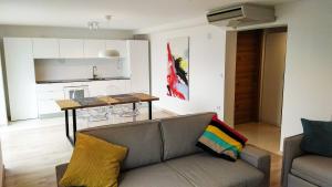 Χώρος καθιστικού στο Drance 16 Apartments