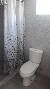 Koupelna v ubytování Cosy Hut 2