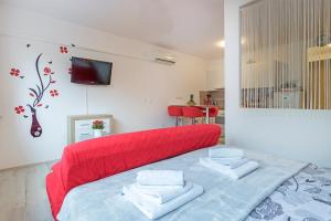 TV a/nebo společenská místnost v ubytování Apartment Danijela I