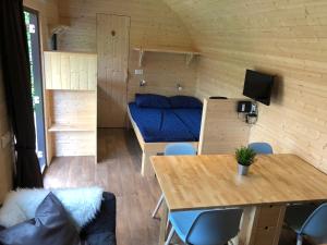 TV a/nebo společenská místnost v ubytování Camping Ginsterveld