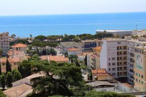 a view of a city with the ocean in the background at nice in Nice