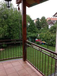 Vonkajšia záhrada v ubytovaní King Apartman