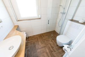 Phòng tắm tại Ferienhaus Vier Jahreszeiten